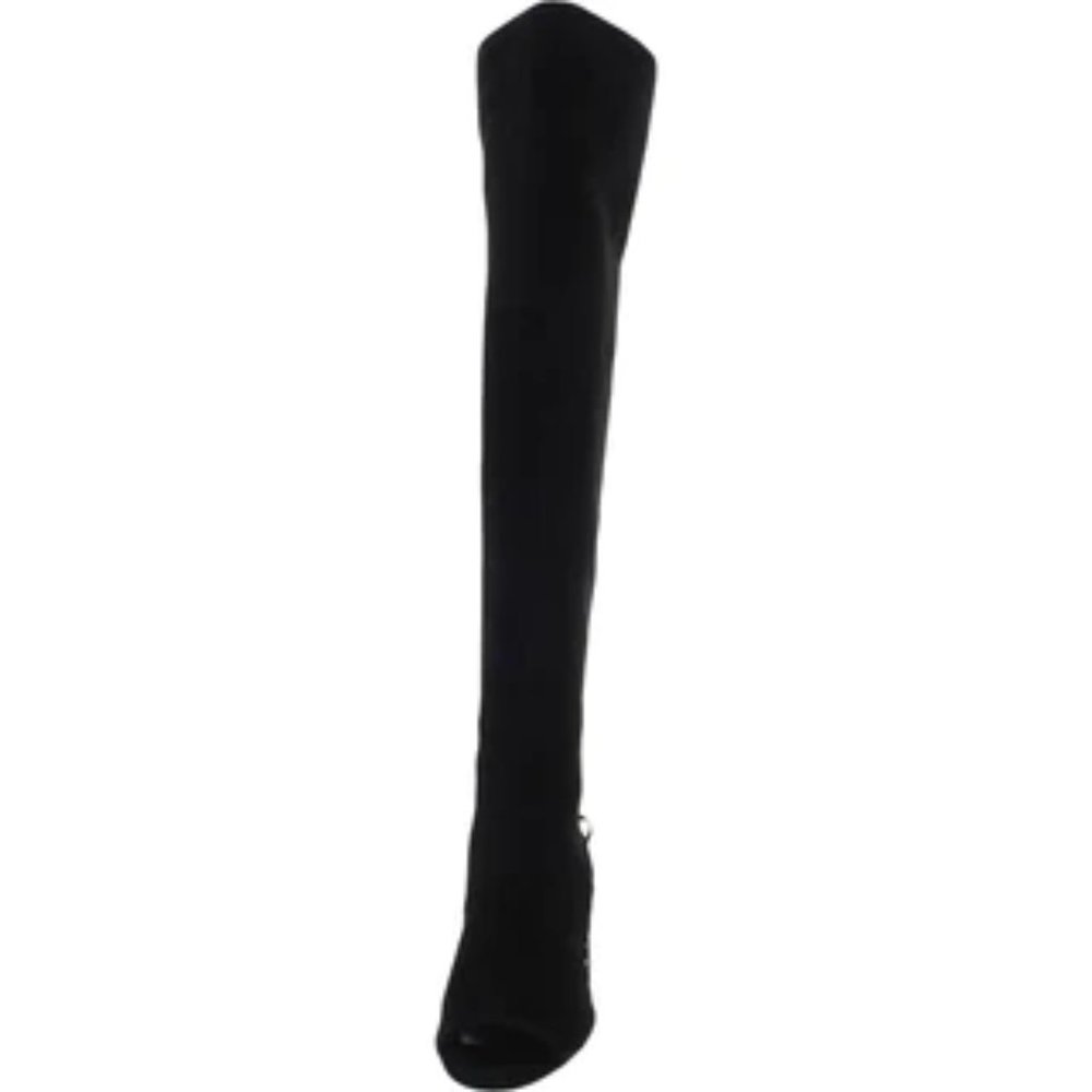 VINCE CAMUTO Shassa Suede Open Toe Over-The-Knee Boots in Black Size 5.5 New - Picture 5 of 5